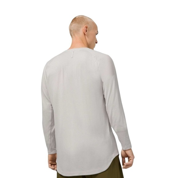 Lululemon Drysense Long Sleeve Sz XXL Heathered Vapor - Picture 2 of 10